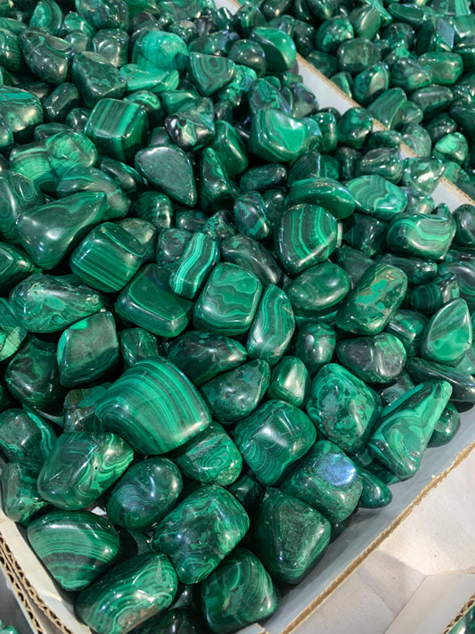 Tumbled Malachite (Wholesale $45 per kg)